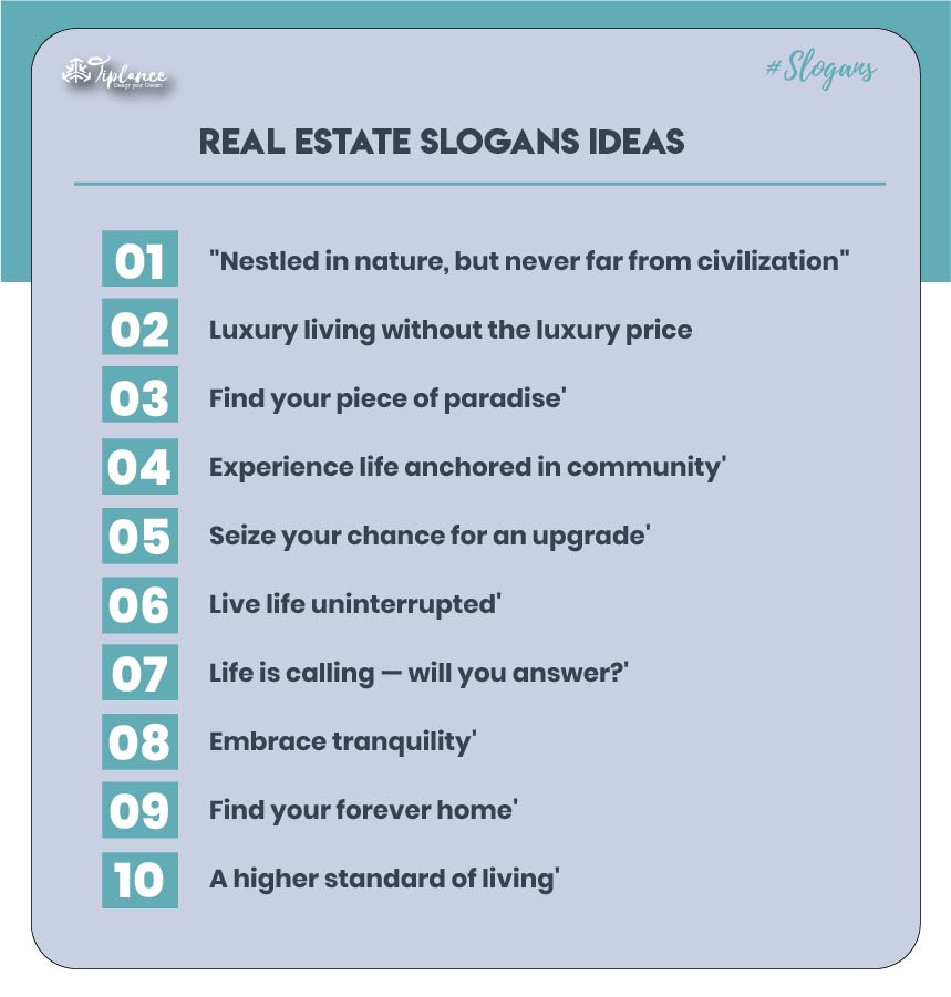 Creative Real Estate Slogans & Taglines