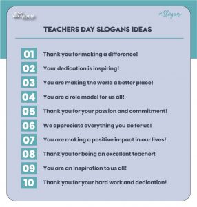 Creative Teachers Day Slogans & Taglines