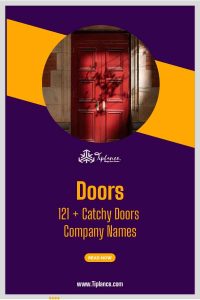 Doors Company Names Ideas