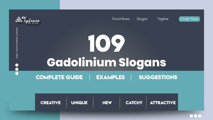 Gadolinium Slogans