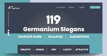 Germanium Slogans