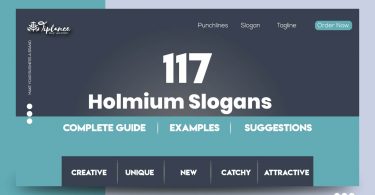 Holmium Slogans