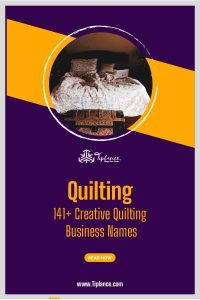 Quilting Business Names Ideas