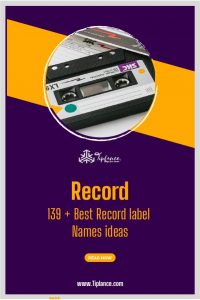 Record label Names ideas