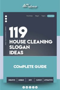 Slogan for house cleaning business