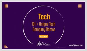 Tech Company Names Ideas