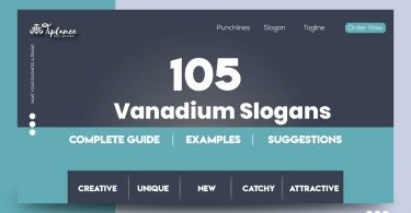 Vanadium Slogans