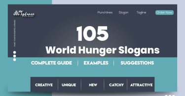 World Hunger Slogans