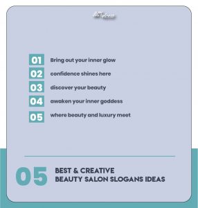 beauty salon taglines
