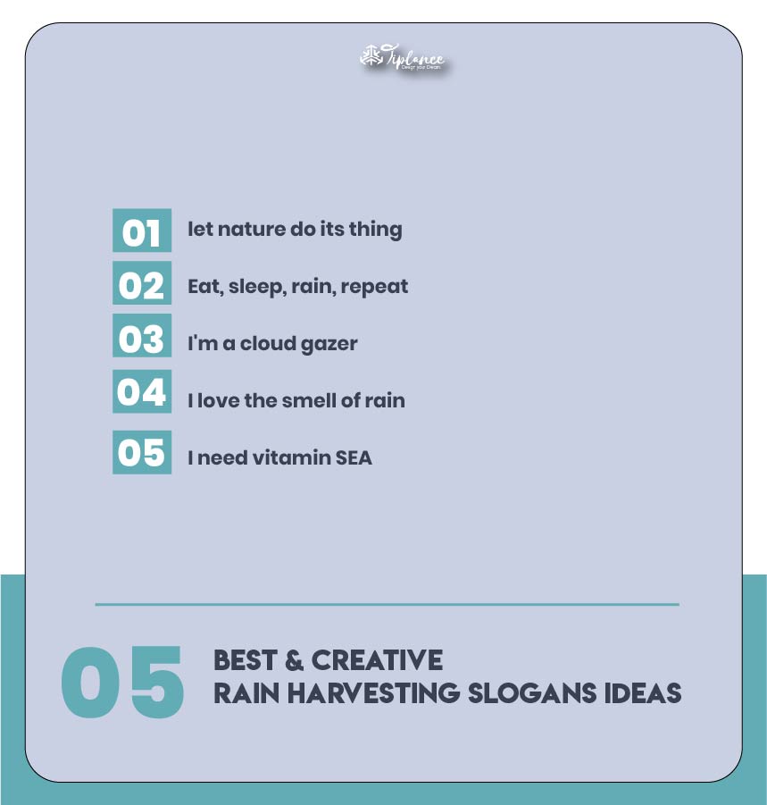 Best Rain Harvesting Slogans Ideas & Examples