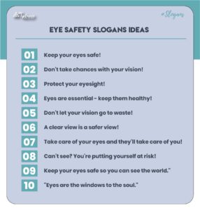 Catchy Eye Safety Slogans Ideas & Examples