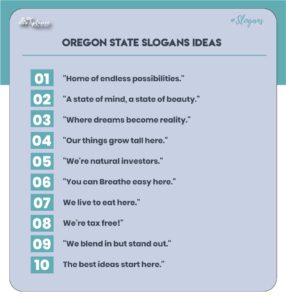 Catchy Oregon state slogans