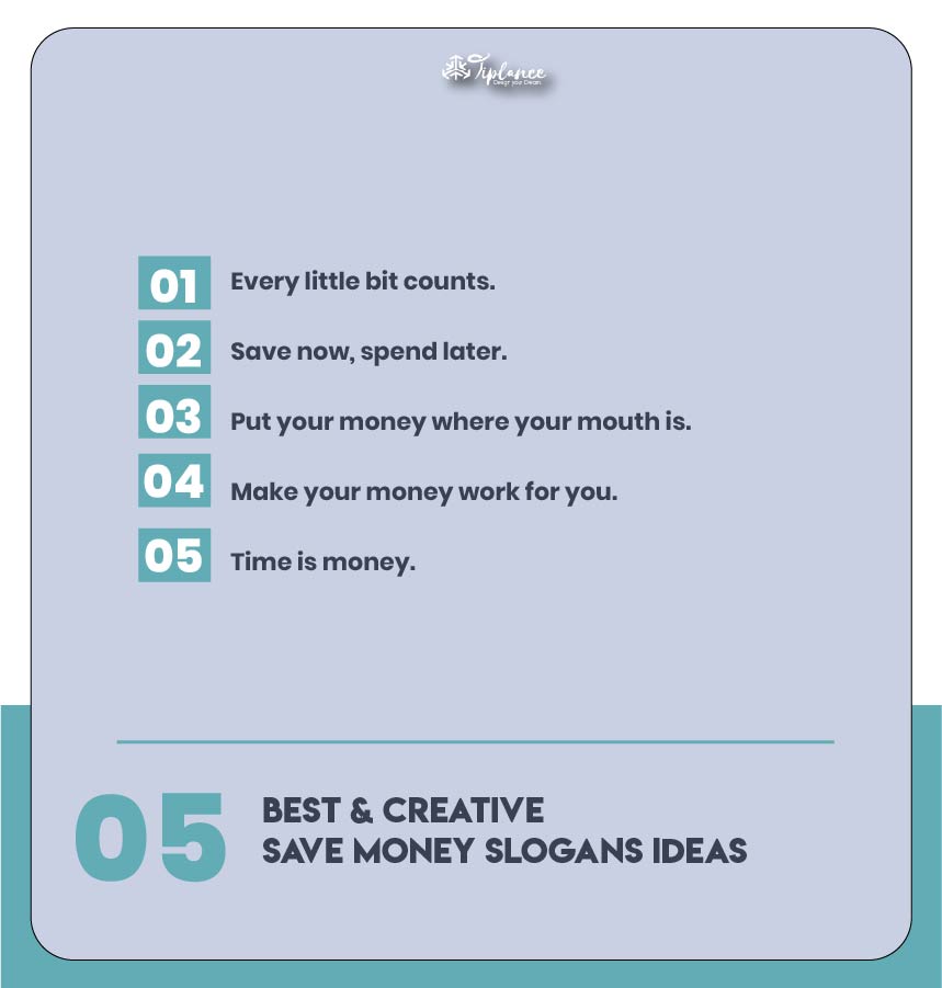 Catchy Save Money Slogans Samples & Ideas