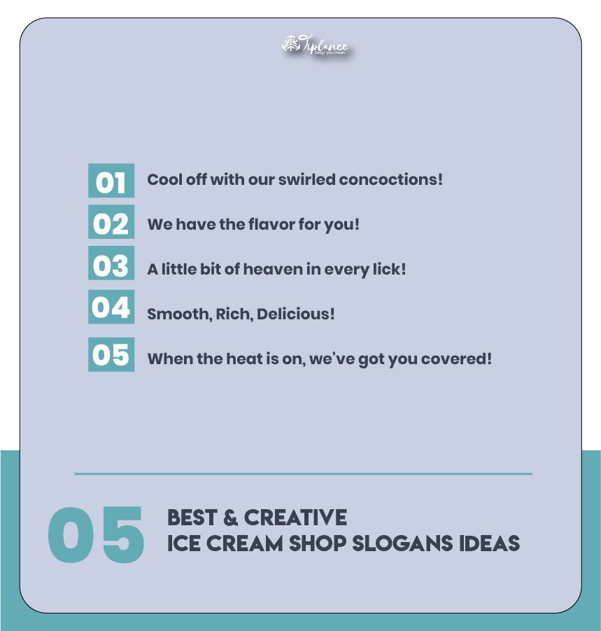 Creative Ice Cream Shop Slogans Ideas & Suggestions