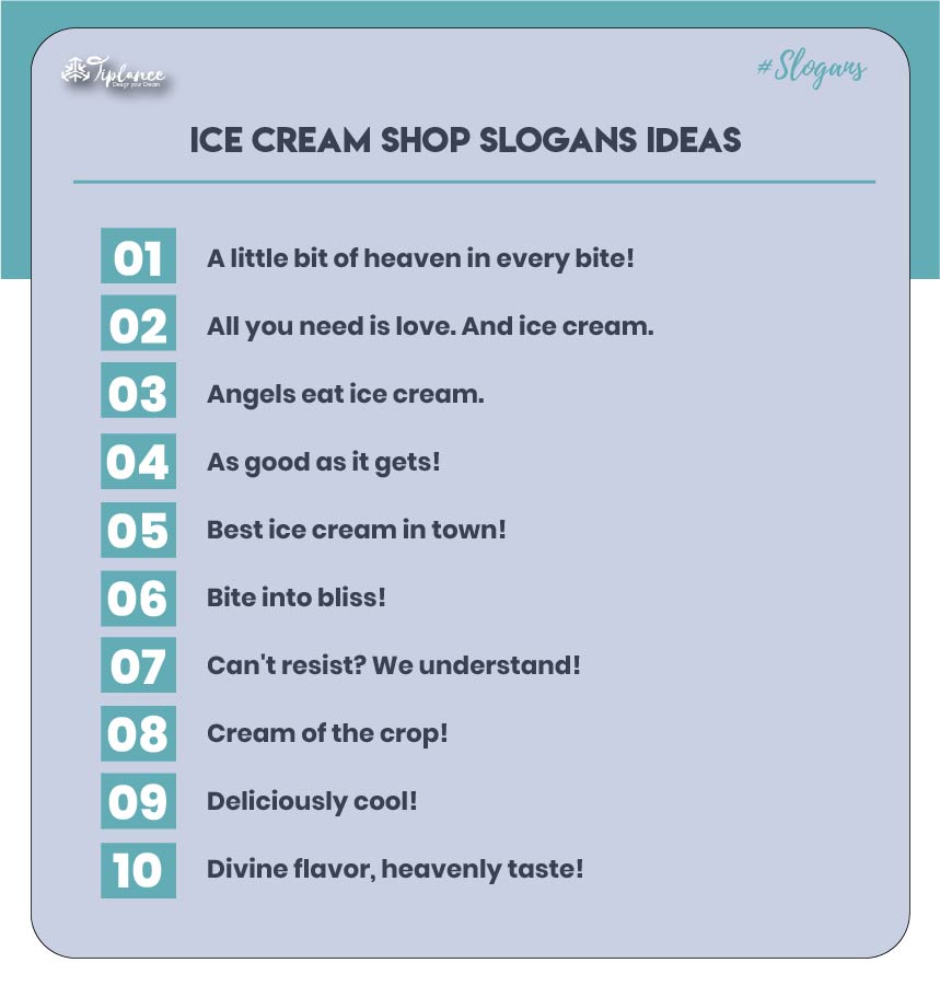 782 Brilliant Ice Cream Slogans And Taglines Generator 54 OFF