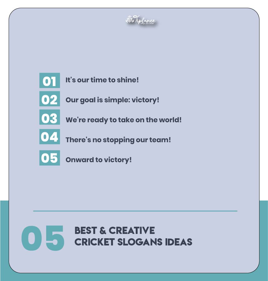 105+ Best Cricket Slogans & Taglines Ideas - Tiplance