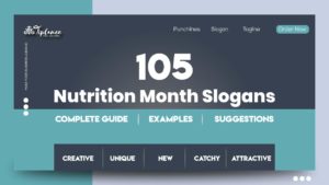 Nutrition Month Slogans