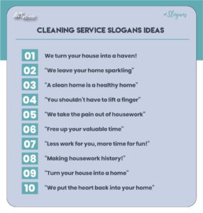 Research Cleaning Service Slogans Taglines