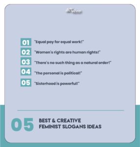 Rules Feminist Slogans & Taglines Example