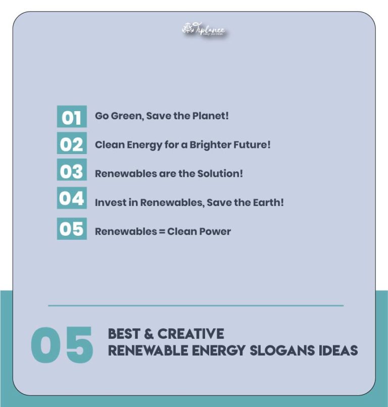 101+ Best Renewable Energy Slogans Ideas & Example's