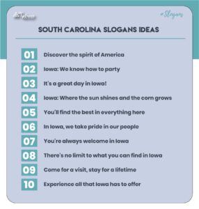 South Carolina slogan example