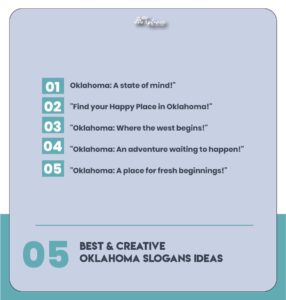 Tagline example for Oklahoma