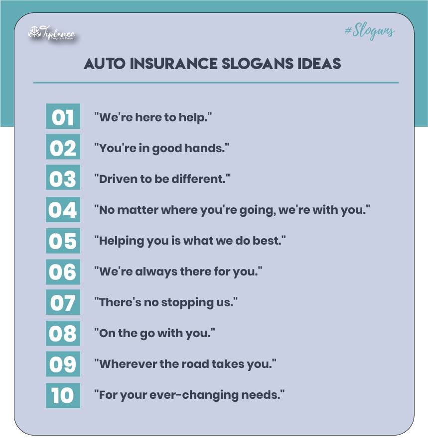 Car insurance taglines