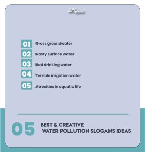 Catchy titles for water pollution