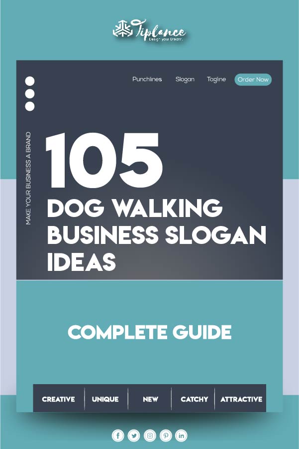 Example for dog walking business