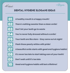 Oral hygiene slogans