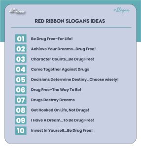 Red ribbon slogan list