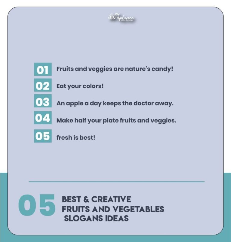 101+ Powerful Fruits and Vegetables Slogans Ideas & Examples