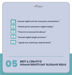 Tagline for human rights