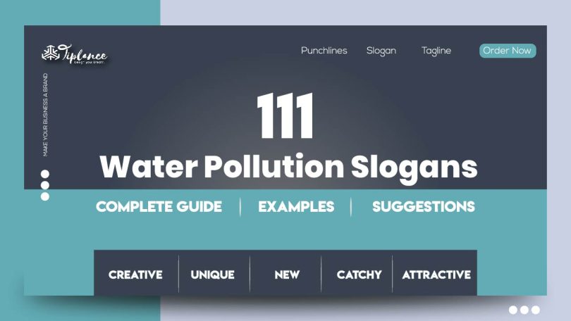 Water Pollution Slogans