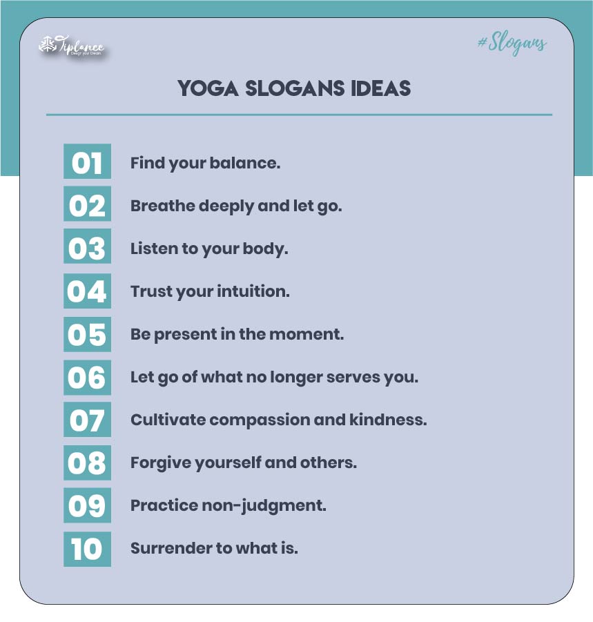Yoga day slogan