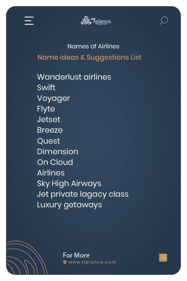 Airline Company Names Ideas from United Kingdom.