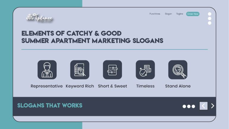 109+ Best Summer Apartment Marketing Slogans Ideas & Samples