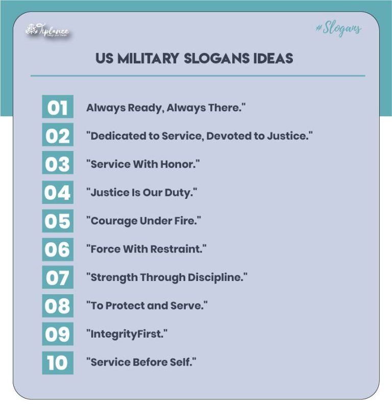 121+ Attractive Military Slogans Taglines & Sample - Tiplance