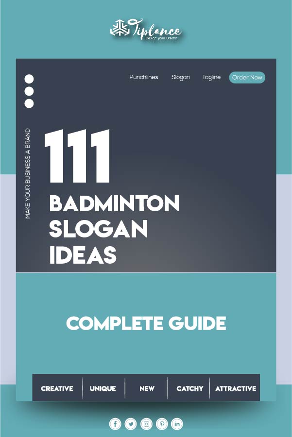 Badminton Slogans ideas