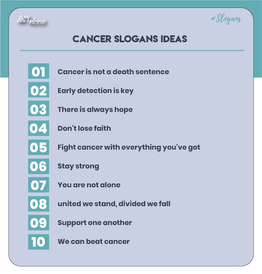Cancer day slogans