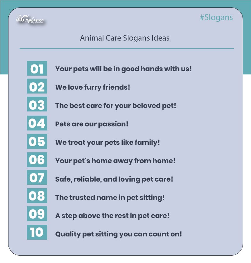 Pet Care Slogan Ideas