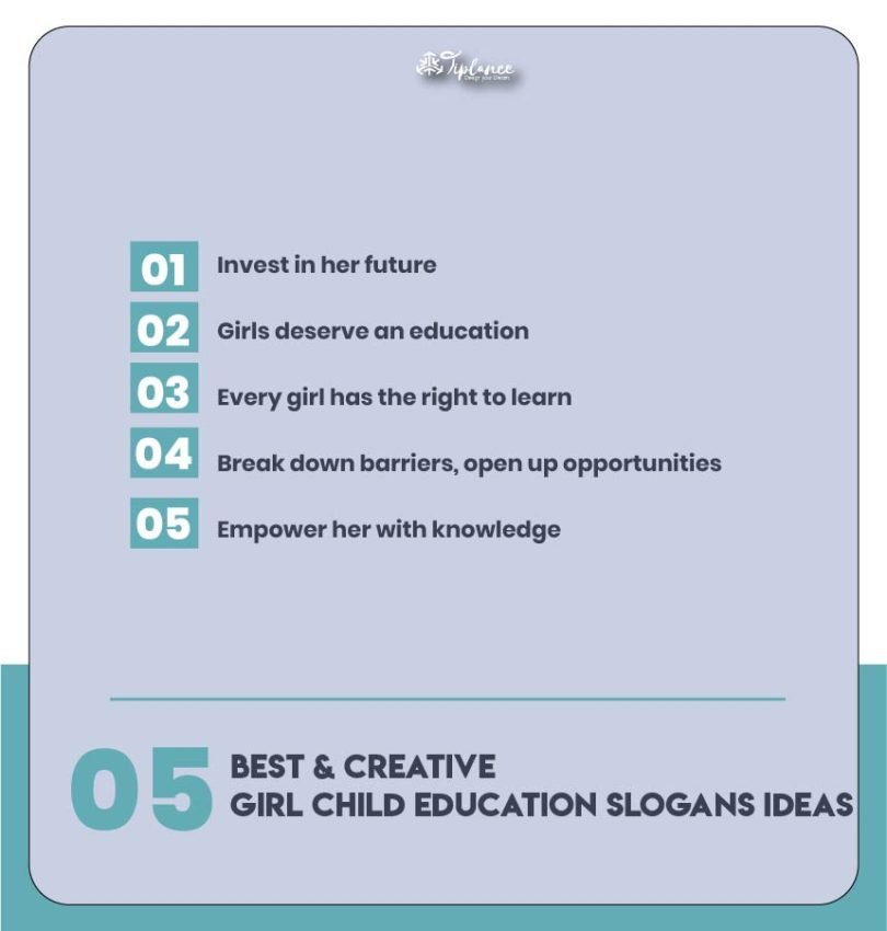 101+ Creative Girl Child Education Slogans & Sample Ideas Tiplance