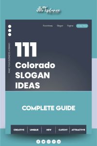 Catchy titles for Colorado slogans