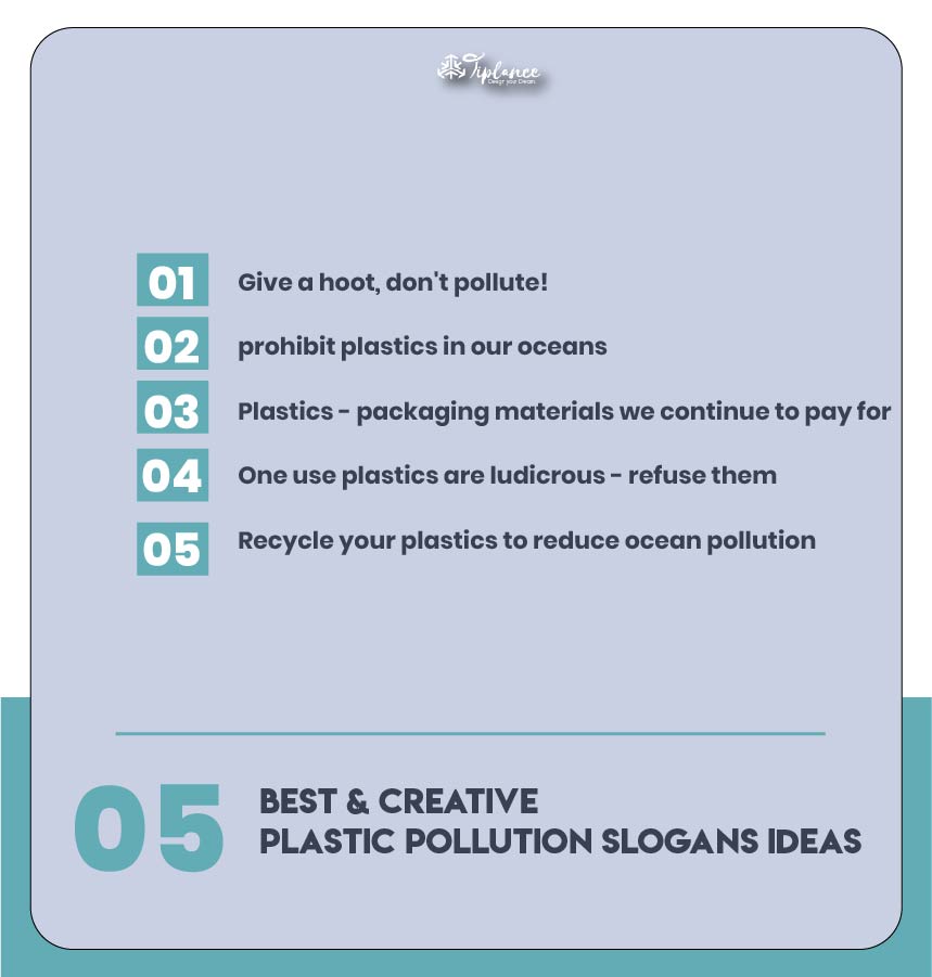 Catchy titles for plastic pollution