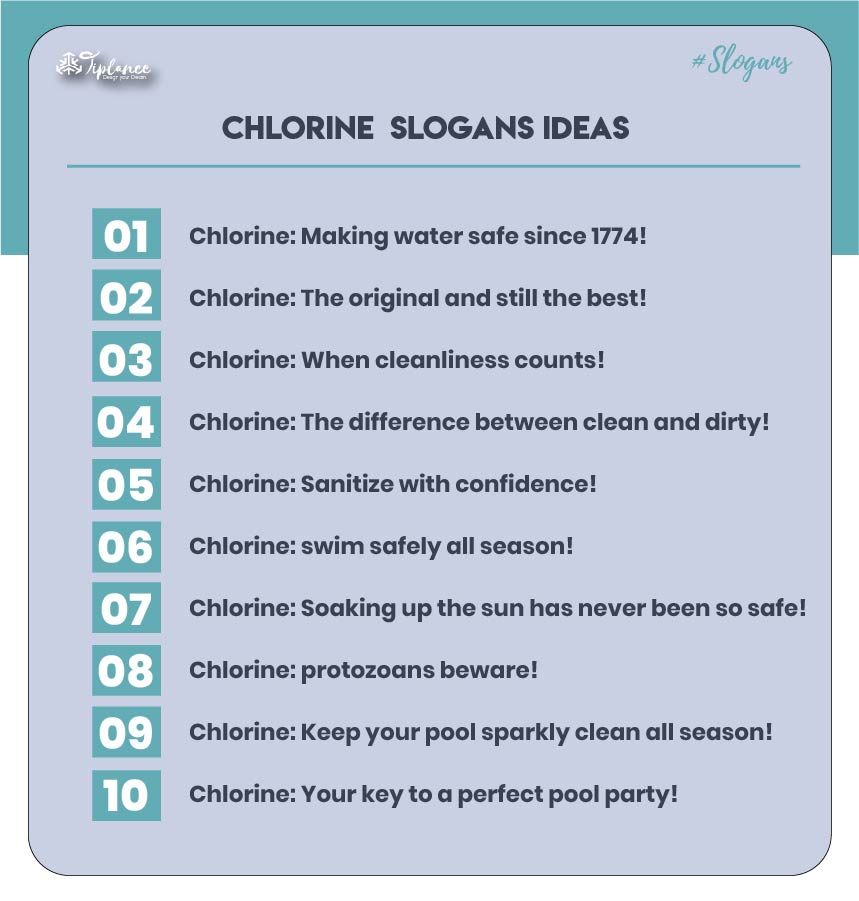 Chlorine taglines