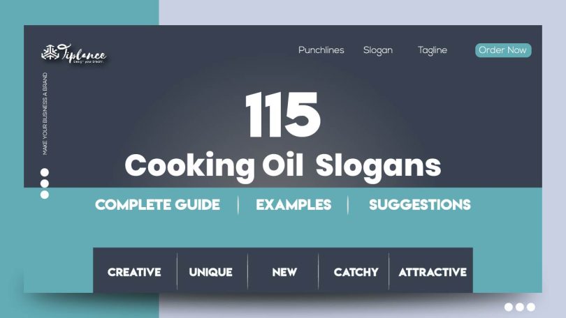 Cooking Oil Slogans
