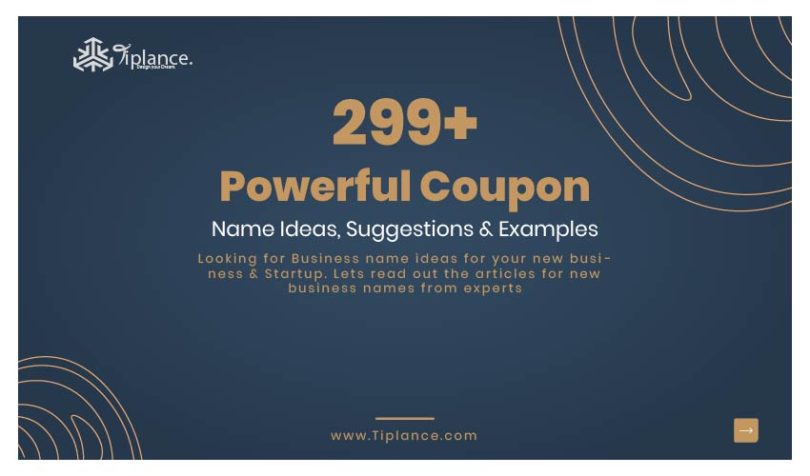 299 Powerful Coupon Names Ideas Example Tiplance