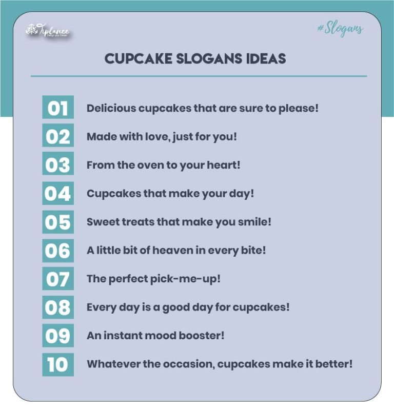 103+ Creative Cupcake Slogans Examples & Samples Tiplance