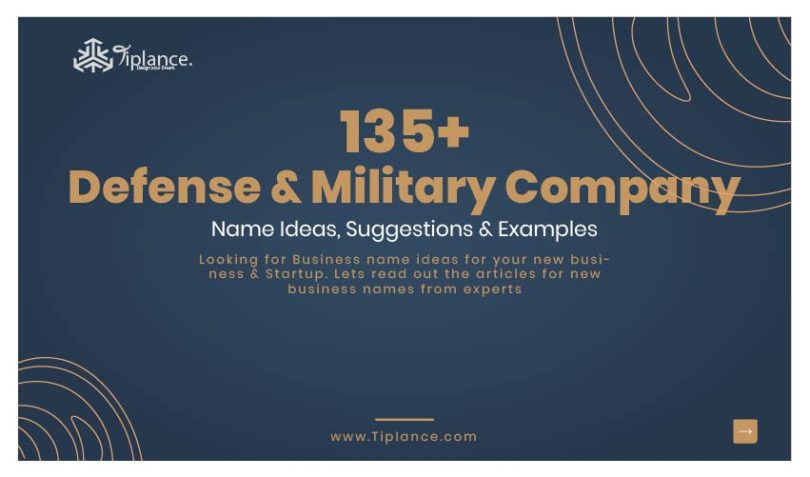 Defense & Military Company Names