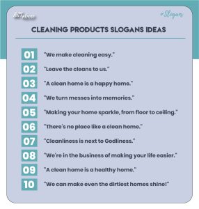 Famous cleaning product slogans